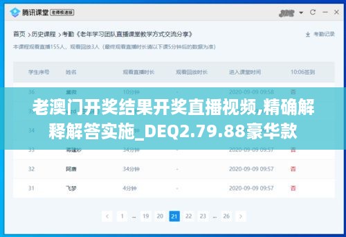 老澳门开奖结果开奖直播视频,精确解释解答实施_DEQ2.79.88豪华款