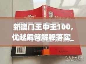 新澳门王中王100,优越解答解释落实_TZY3.71.77艺术版