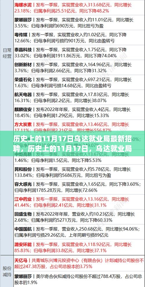 历史上的11月17日乌达就业局招聘揭秘，最新岗位信息一览