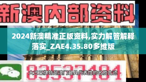 2024新澳精准正版资料,实力解答解释落实_ZAE4.35.80多维版