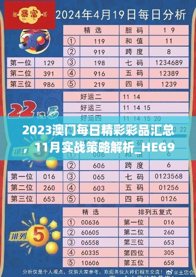 2023澳门每日精彩彩品汇总，11月实战策略解析_HEG9.35.27漏出版