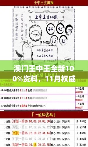 澳门王中王全新100%资料，11月权威解析现象_PTP5.72.33互联网版本