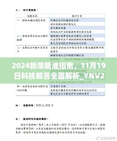 2024新澳精准指南，11月19日科技解答全面解析_YNV2.45.92原版