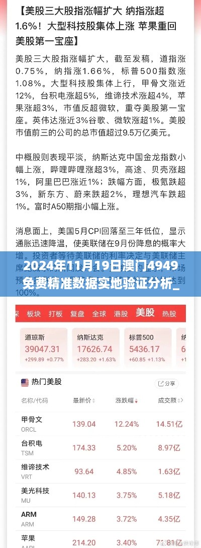 2024年11月19日澳门4949免费精准数据实地验证分析_SOP4.33.92运动版