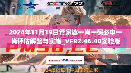 2024年11月19日管家婆一肖一码必中一肖评估解答与实施_VFR2.46.40实验版