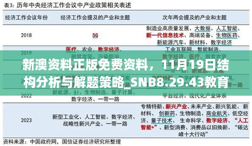 新澳资料正版免费资料，11月19日结构分析与解题策略_SNB8.29.43教育版