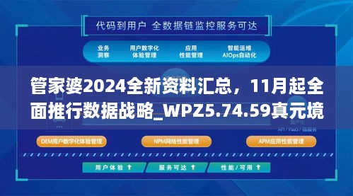 管家婆2024全新资料汇总，11月起全面推行数据战略_WPZ5.74.59真元境