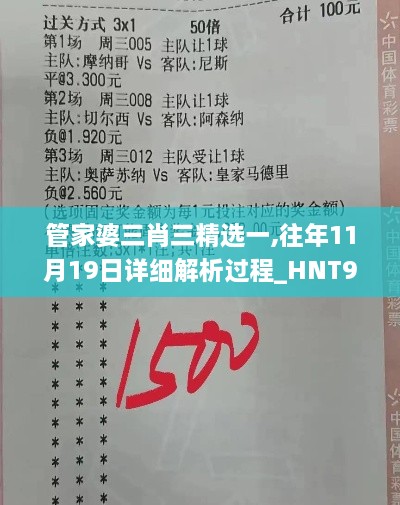 管家婆三肖三精选一,往年11月19日详细解析过程_HNT9.17.96大师版