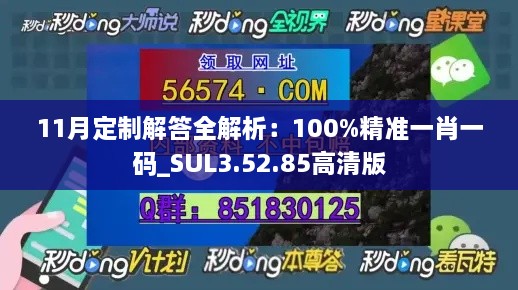 11月定制解答全解析：100%精准一肖一码_SUL3.52.85高清版