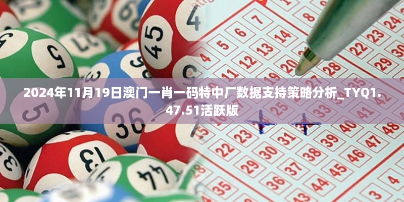 2024年11月19日澳门一肖一码特中厂数据支持策略分析_TYQ1.47.51活跃版