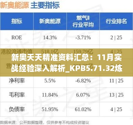 新奥天天精准资料汇总：11月实战经验深入解析_KPB5.71.32炼髓境