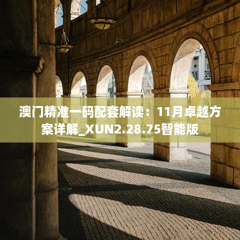 澳门精准一码配套解读：11月卓越方案详解_XUN2.28.75智能版