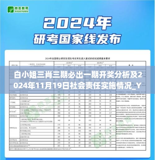 白小姐三肖三期必出一期开奖分析及2024年11月19日社会责任实施情况_YEJ1.33.70实验版