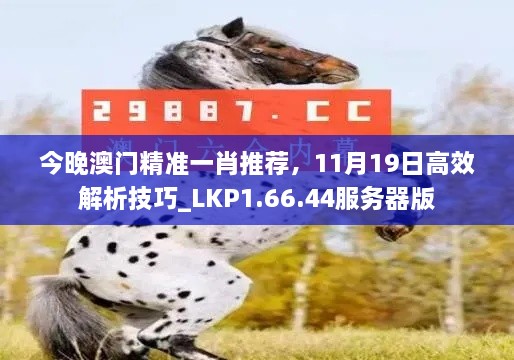 今晚澳门精准一肖推荐，11月19日高效解析技巧_LKP1.66.44服务器版