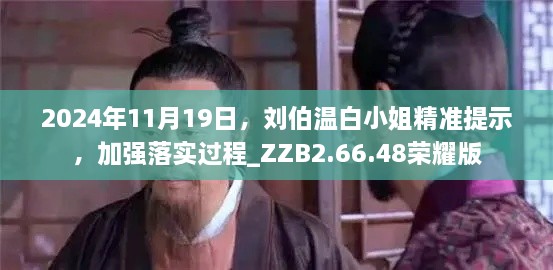 2024年11月19日，刘伯温白小姐精准提示，加强落实过程_ZZB2.66.48荣耀版