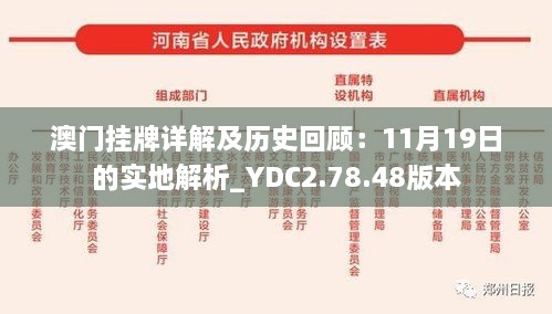 澳门挂牌详解及历史回顾：11月19日的实地解析_YDC2.78.48版本