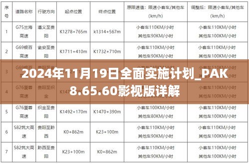 2024年11月19日全面实施计划_PAK8.65.60影视版详解