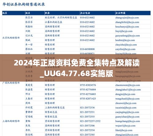 2024年正版资料免费全集特点及解读_UUG4.77.68实施版