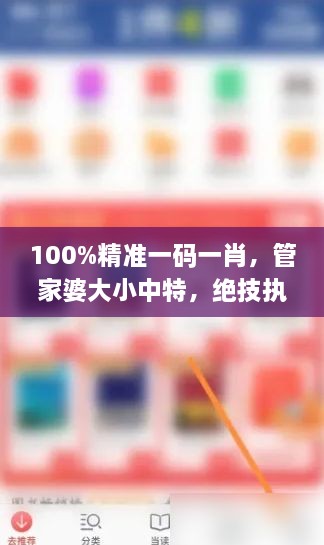 100%精准一码一肖，管家婆大小中特，绝技执行解析_EKP5.56.96无线版