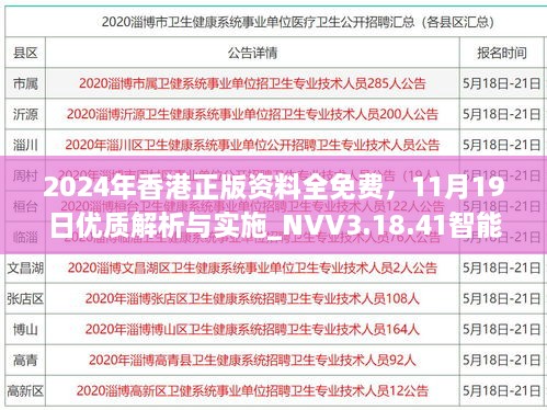 2024年香港正版资料全免费，11月19日优质解析与实施_NVV3.18.41智能共享版