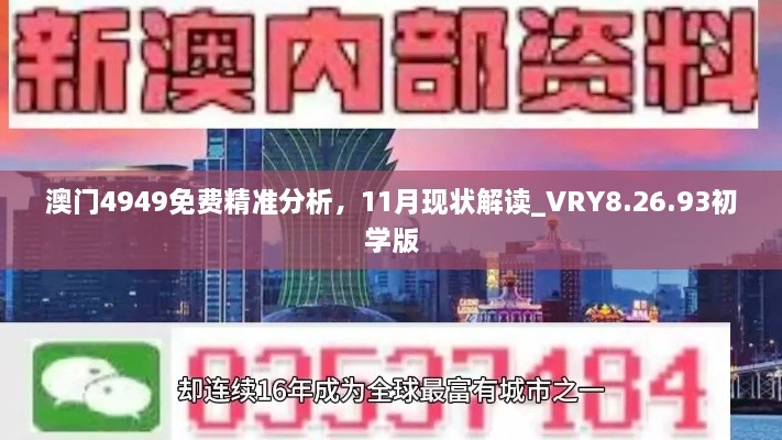 澳门4949免费精准分析，11月现状解读_VRY8.26.93初学版