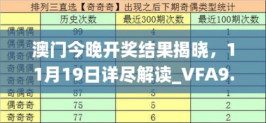 澳门今晚开奖结果揭晓，11月19日详尽解读_VFA9.14.30正式版