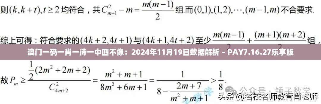 澳门一码一肖一待一中四不像：2024年11月19日数据解析 - PAY7.16.27乐享版