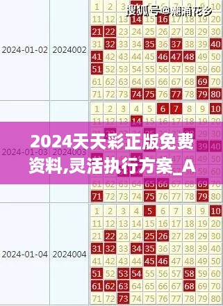 2024天天彩正版免费资料,灵活执行方案_AHV43.943原型版