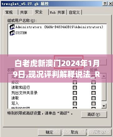 白老虎新澳门2024年1月9日,现况评判解释说法_RTM43.900供给版