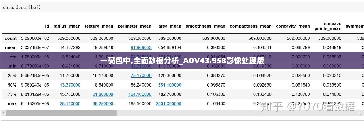 一码包中,全面数据分析_AOV43.958影像处理版