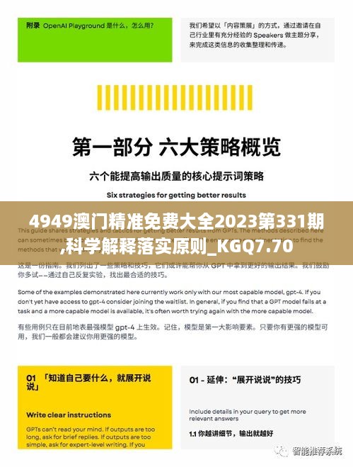 4949澳门精准免费大全2023第331期,科学解释落实原则_KGQ7.70