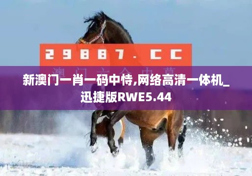 新澳门一肖一码中恃,网络高清一体机_迅捷版RWE5.44