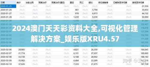 2024澳门天天彩资料大全,可视化管理解决方案_娱乐版XRU4.57