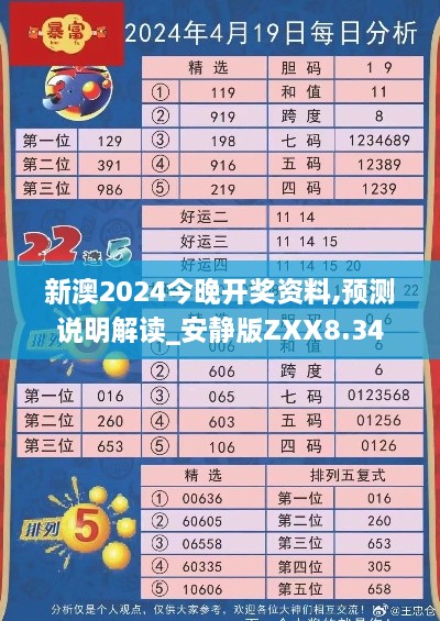 新澳2024今晚开奖资料,预测说明解读_安静版ZXX8.34