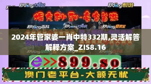 2024年管家婆一肖中特332期,灵活解答解释方案_ZIS8.16