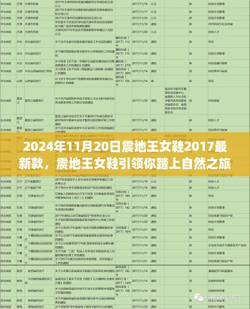 震地王女鞋新款引领自然探索之旅，探索内心平静的奇妙之旅（2024年时尚推荐）