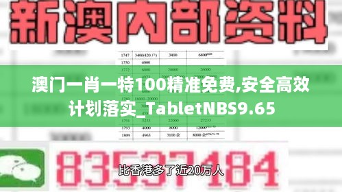 澳门一肖一特100精准免费,安全高效计划落实_TabletNBS9.65