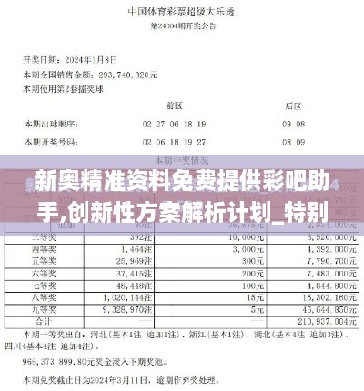 新奥精准资料免费提供彩吧助手,创新性方案解析计划_特别版WFN4.42