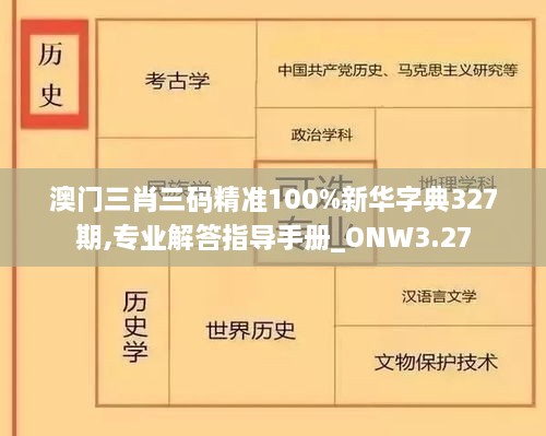 澳门三肖三码精准100%新华字典327期,专业解答指导手册_ONW3.27