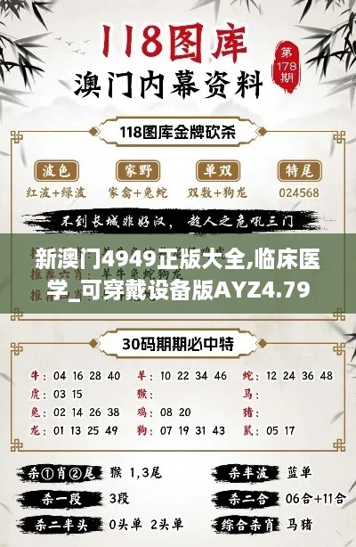 新澳门4949正版大全,临床医学_可穿戴设备版AYZ4.79