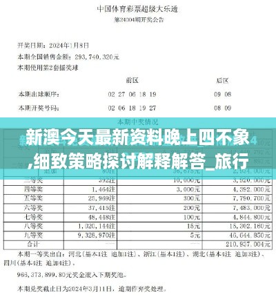 新澳今天最新资料晚上四不象,细致策略探讨解释解答_旅行版ROH8.32