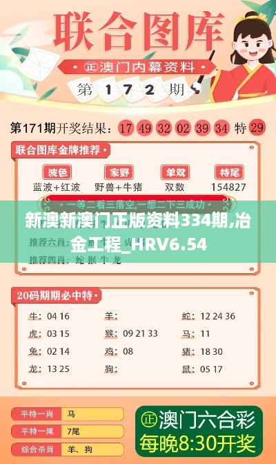 新澳新澳门正版资料334期,冶金工程_HRV6.54