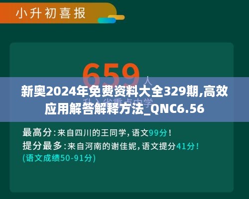 新奥2024年免费资料大全329期,高效应用解答解释方法_QNC6.56