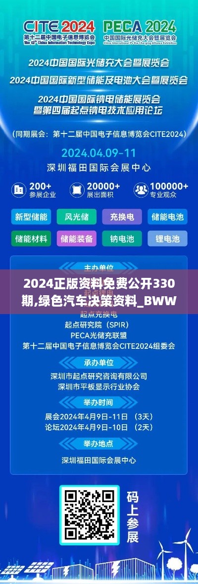 2024正版资料免费公开330期,绿色汽车决策资料_BWW1.67