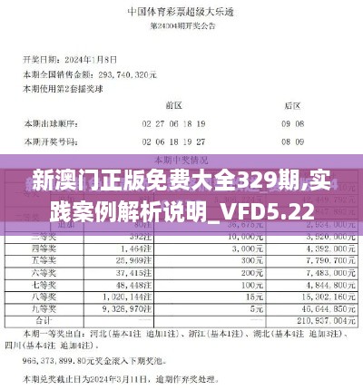 新澳门正版免费大全329期,实践案例解析说明_VFD5.22