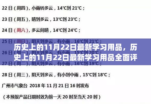 历史上的11月22日最新学习用品深度评测与介绍