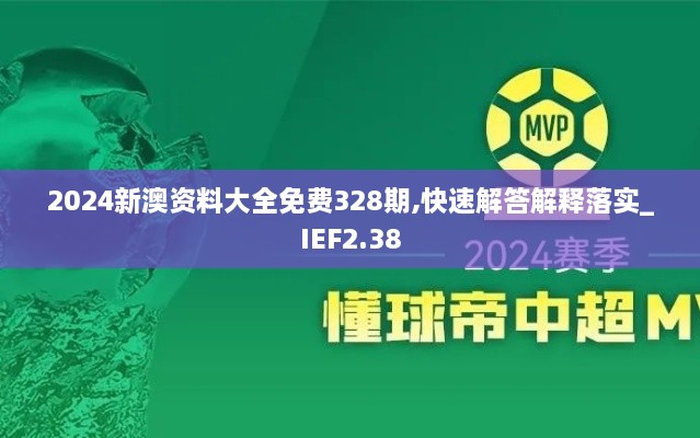 2024新澳资料大全免费328期,快速解答解释落实_IEF2.38