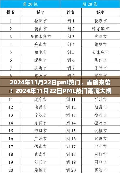 2024年11月22日PML热门潮流独家揭秘