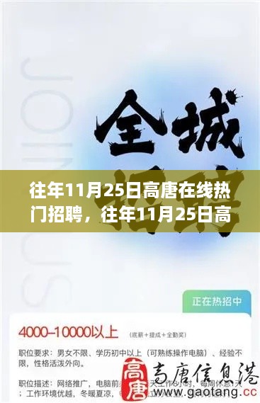 往年11月25日高唐在线招聘盛况与热门产品全面评测介绍