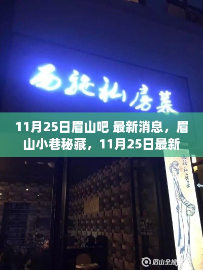 眉山小巷探秘，特色小店的奇遇最新消息